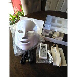 NORLANYA 3 Colors Photon LED Mask Skin Care Treatment for Pimples, Wrinkle, Blem